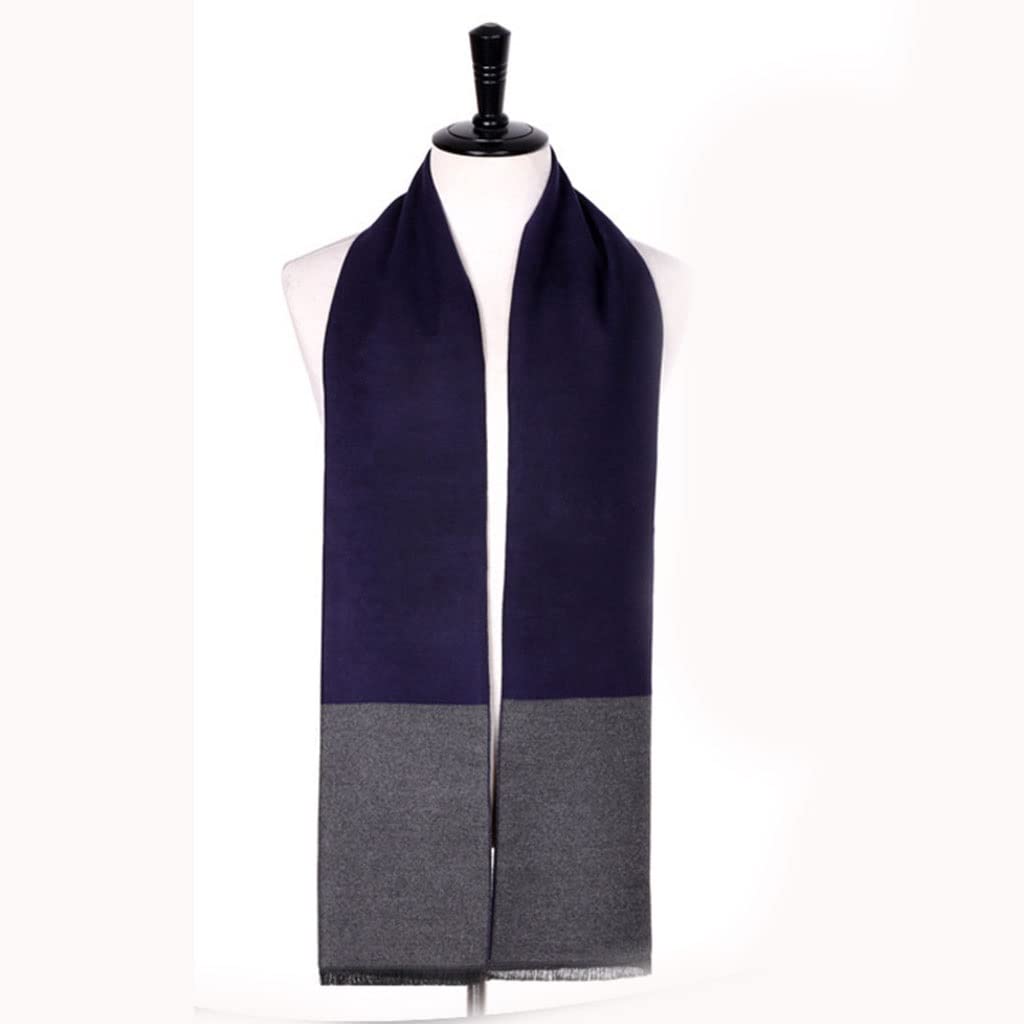 BAZIGA Men's Winter Silk Brushed Scarf