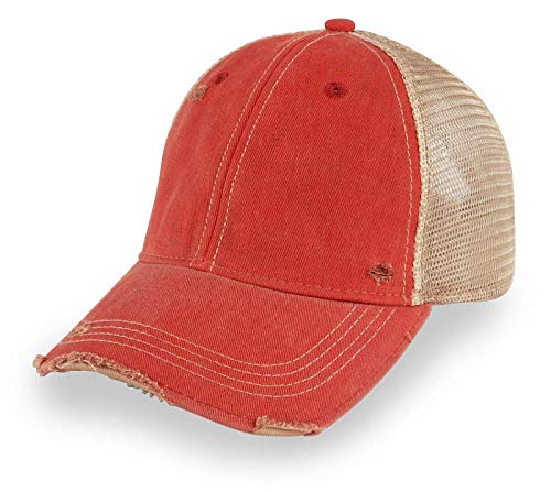YPO Rhino ODM Vintage Distressed Mesh Back Trucker Hat
