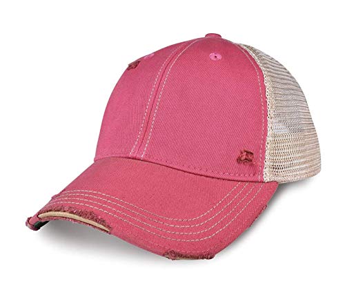 YPO Rhino ODM Vintage Distressed Mesh Back Trucker Hat