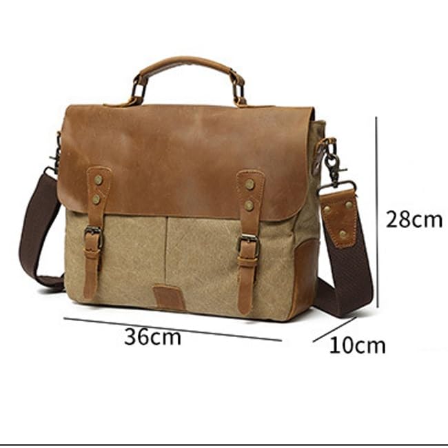 Unisex Casual Canvas Messenger Bag