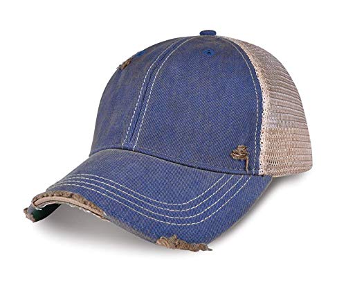 YPO Rhino ODM Vintage Distressed Mesh Back Trucker Hat