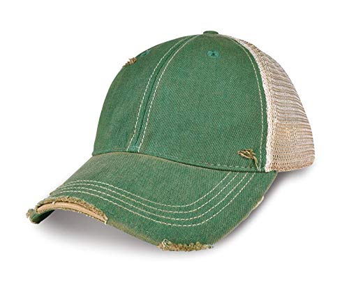 YPO Rhino ODM Vintage Distressed Mesh Back Trucker Hat