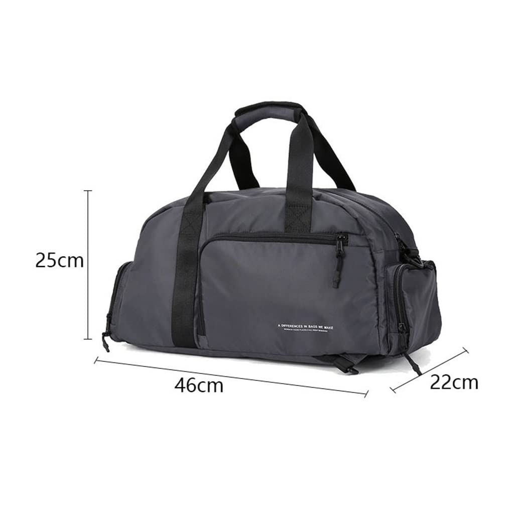 Men's Multifunctional Nylon Travel & Sports Duffel Backpack