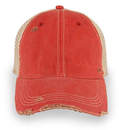 YPO Rhino ODM Vintage Distressed Mesh Back Trucker Hat