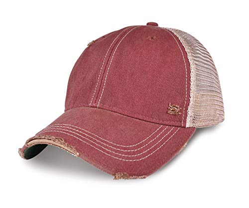 YPO Rhino ODM Vintage Distressed Mesh Back Trucker Hat