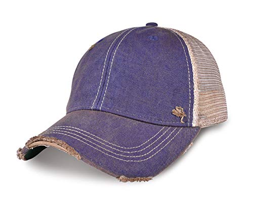 YPO Rhino ODM Vintage Distressed Mesh Back Trucker Hat