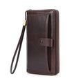 Men's Business Long Clutch Wallet and Phone Bag