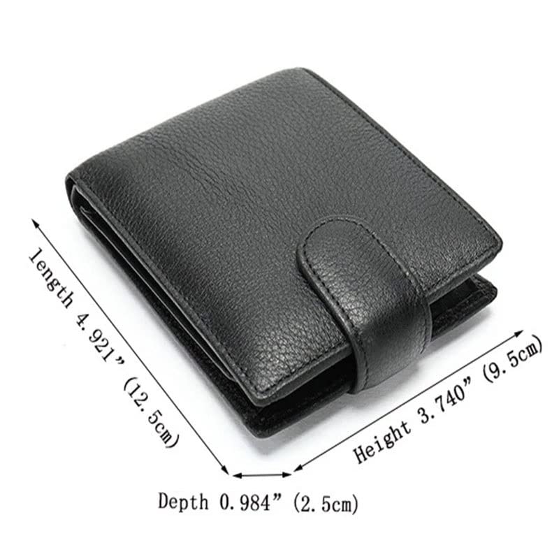 Men's Small Short Wallet with Card Holder and Coin Purse