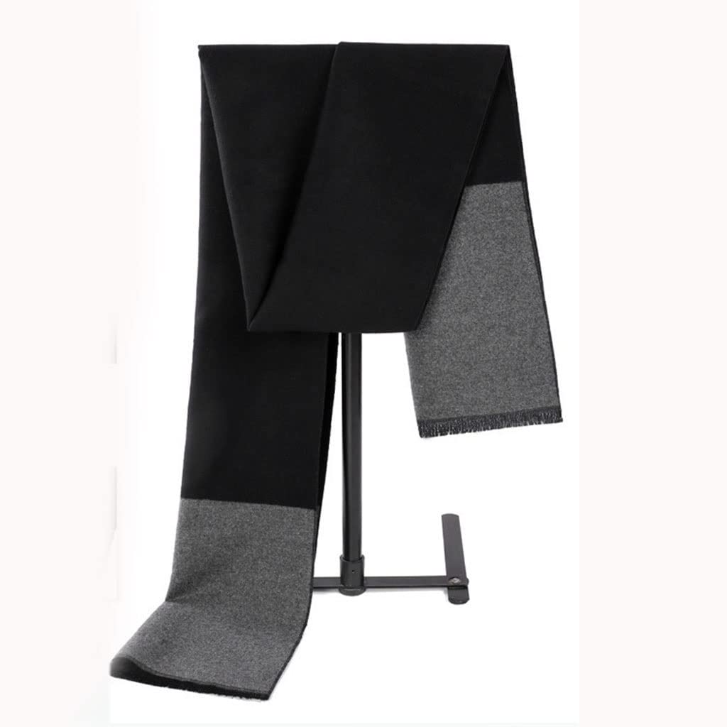 BAZIGA Men's Winter Silk Brushed Scarf