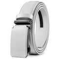 Men's Genuine Leather Ratchet Belt with Automatic Buckle (3.5cm)