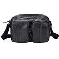 Men's Genuine Leather Large Crossbody Bag