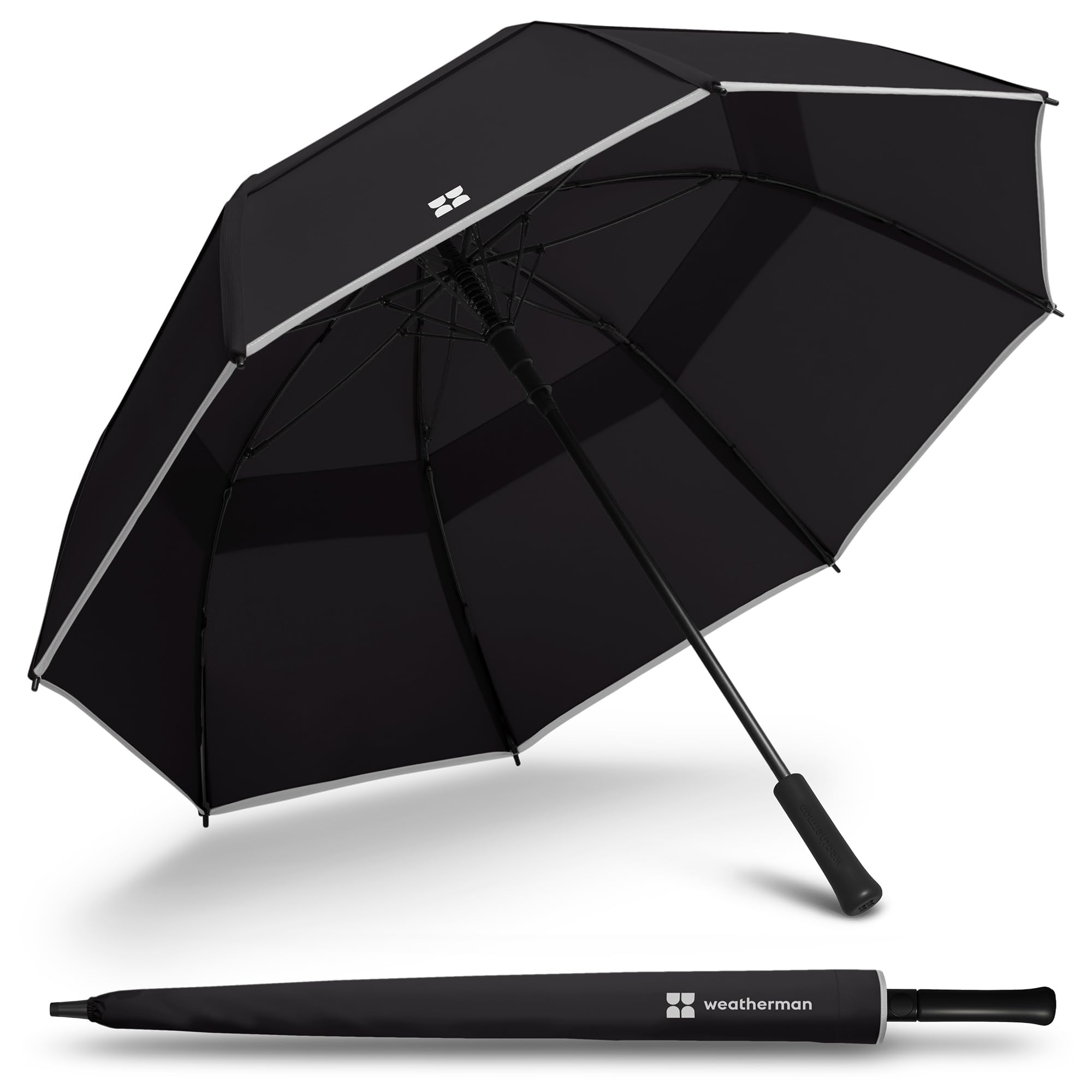 Weatherman Premium Windproof Long Stick Umbrella