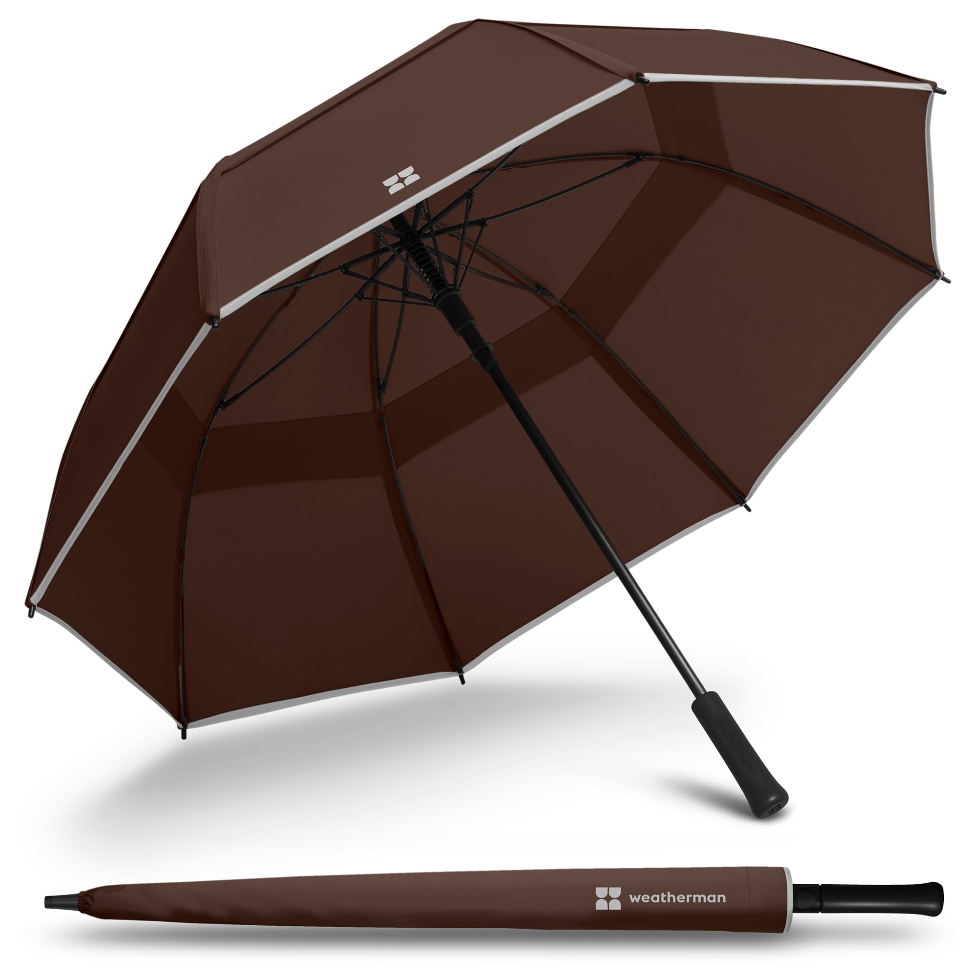 Weatherman Premium Windproof Long Stick Umbrella