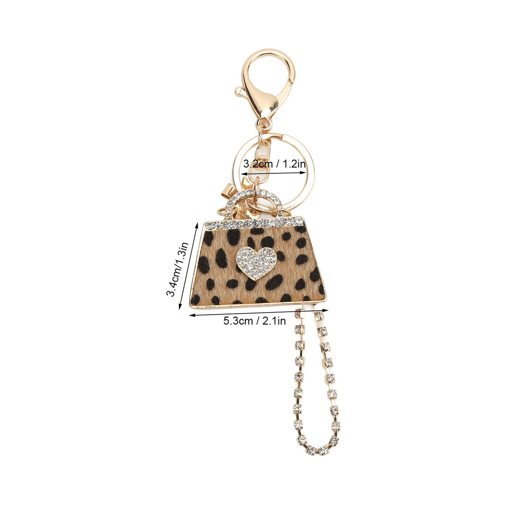 DriKou Handmade Leopard Bag Charm & Keychain