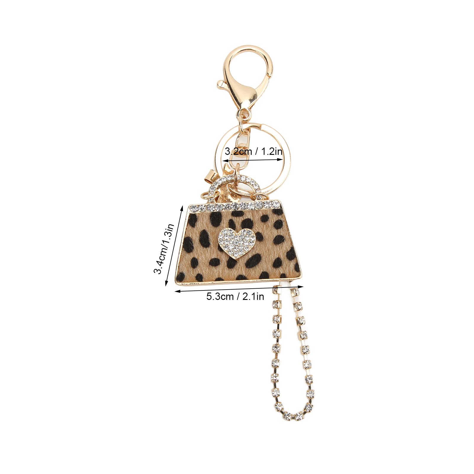 DriKou Handmade Leopard Bag Charm & Keychain