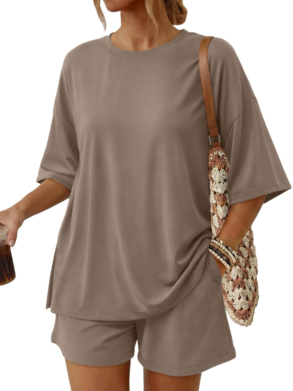 Women's 2-Piece Summer Loungewear Set with Pockets