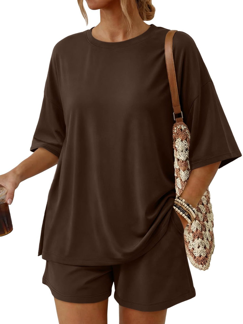 Women's 2-Piece Summer Loungewear Set with Pockets