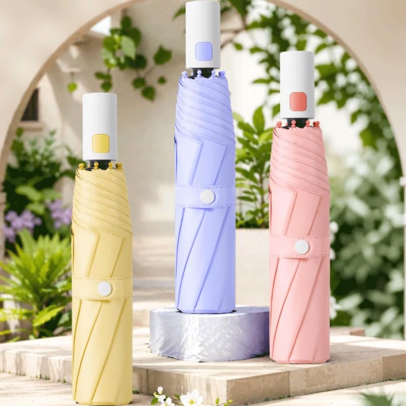 UOHLCX HBJWOV Fully Automatic Folding Sun & Rain Umbrella