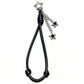 Black Pentagram Knot Leather Phone Wrist Strap & Keychain