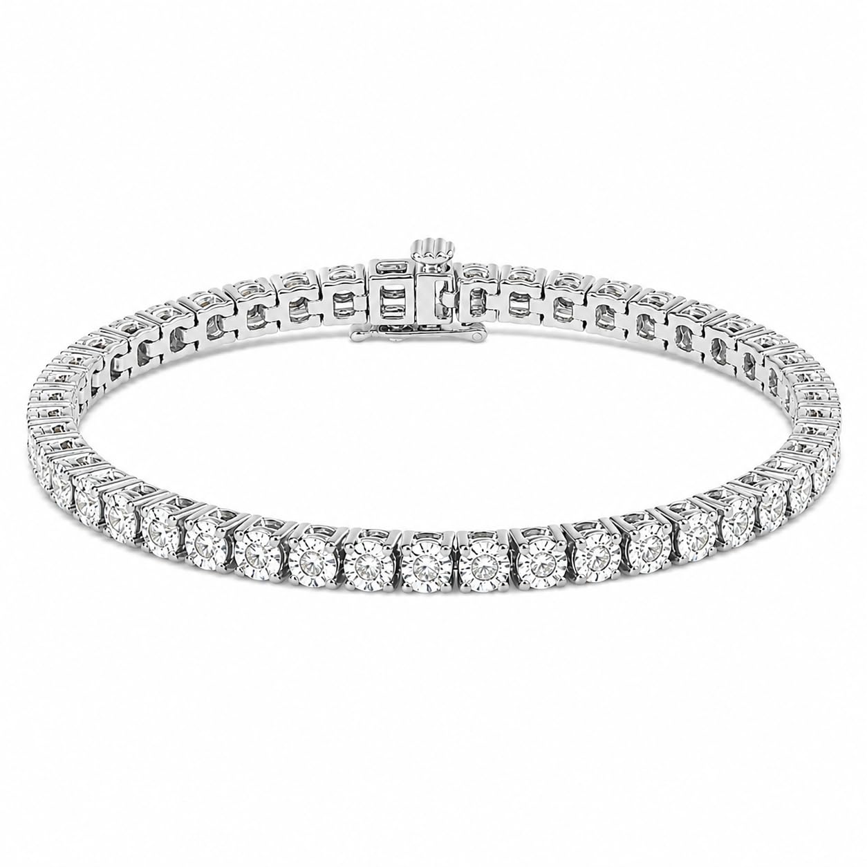 Original Classics 1.0 cttw Miracle-Set Diamond Tennis Bracelet