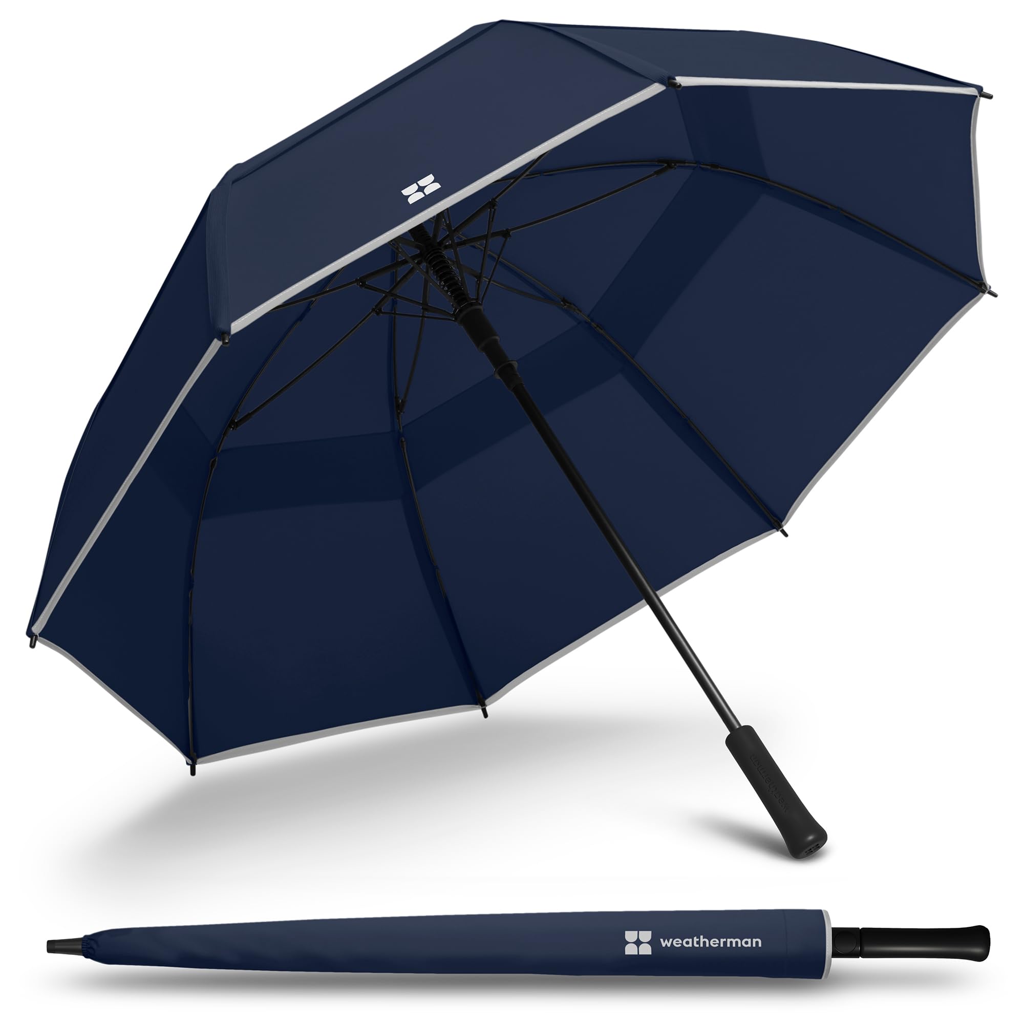 Weatherman Premium Windproof Long Stick Umbrella