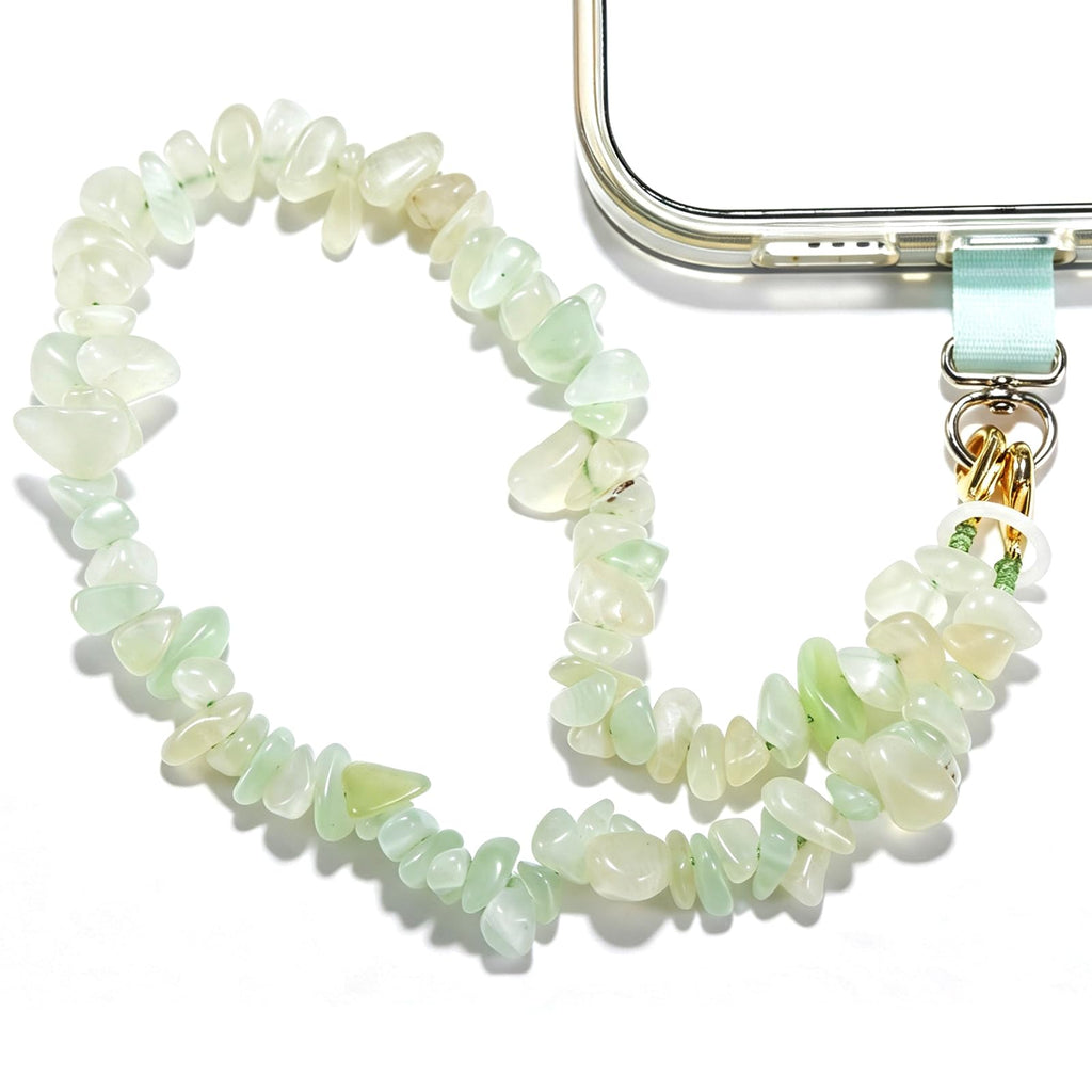 Aluckiss Stone Beaded Cellphone Wrist Strap Charm