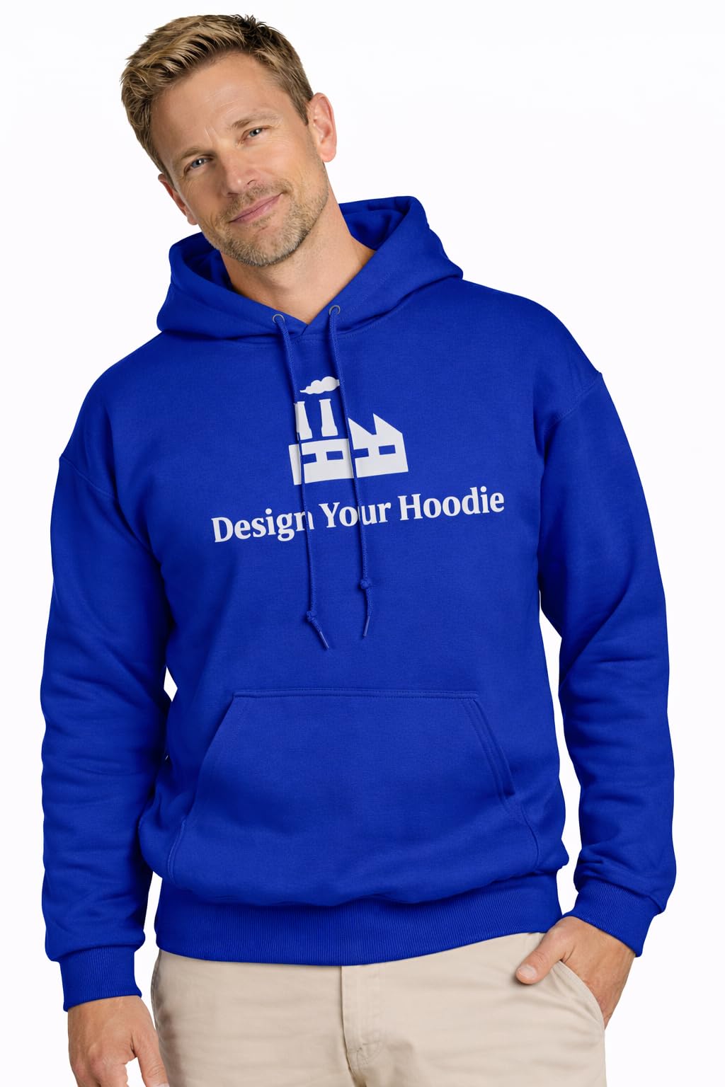 Custom Cotton Pullover Hoodie