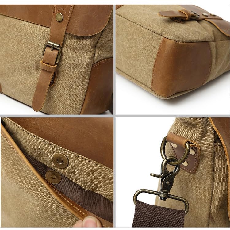 Unisex Casual Canvas Messenger Bag