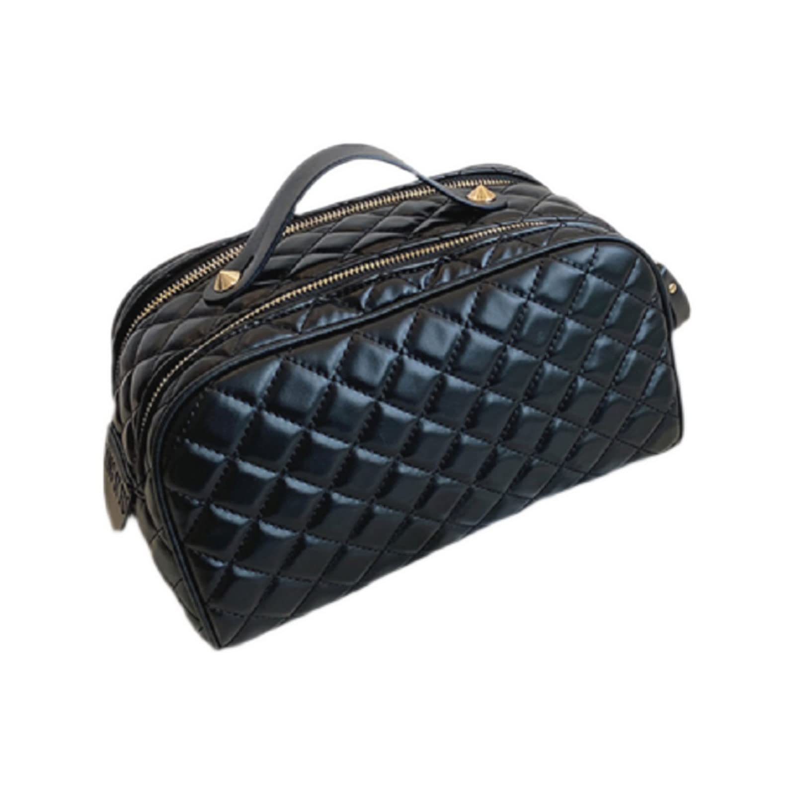 Large Travel Cosmetic Bag & Makeup Zipper Pouch