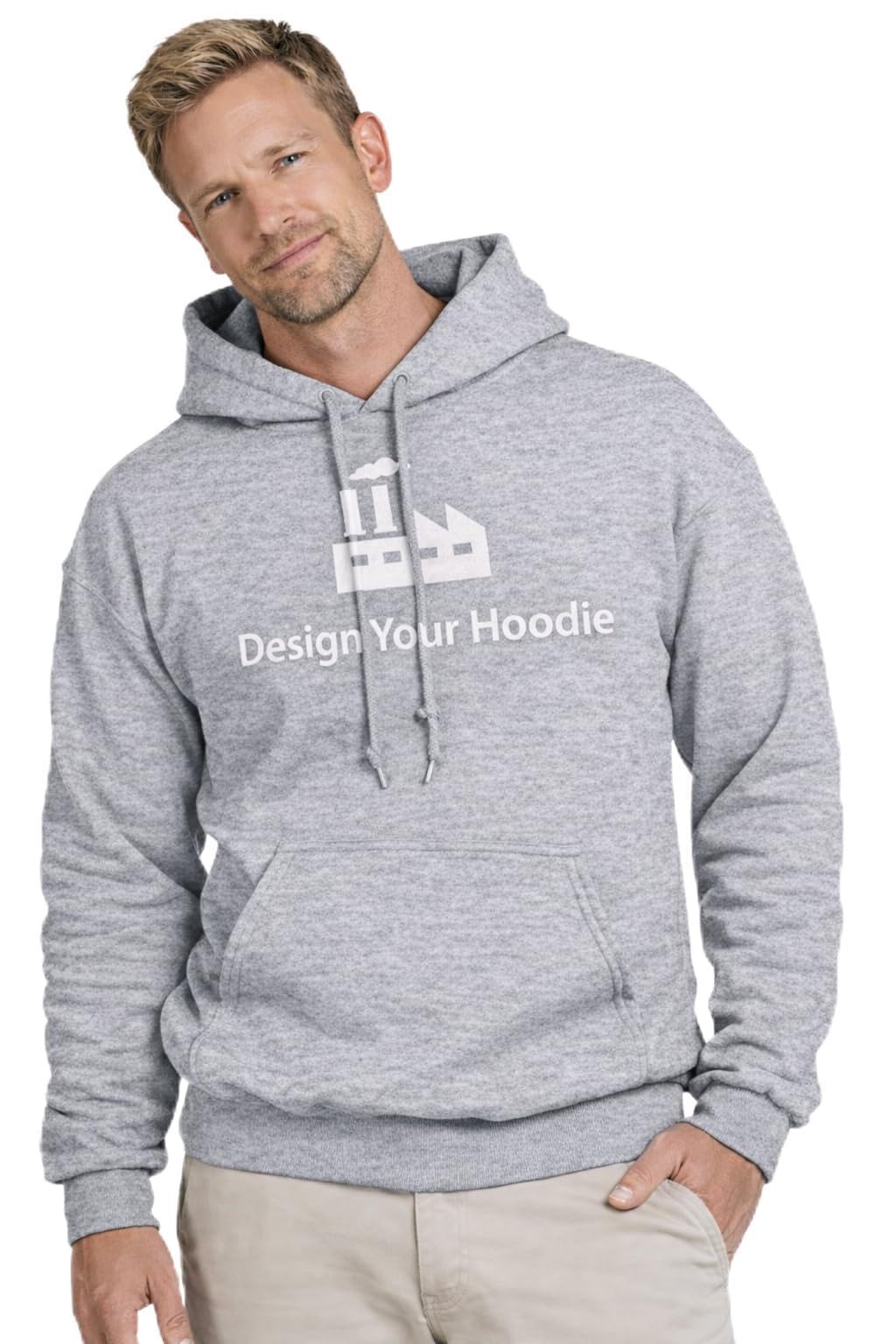 Custom Cotton Pullover Hoodie