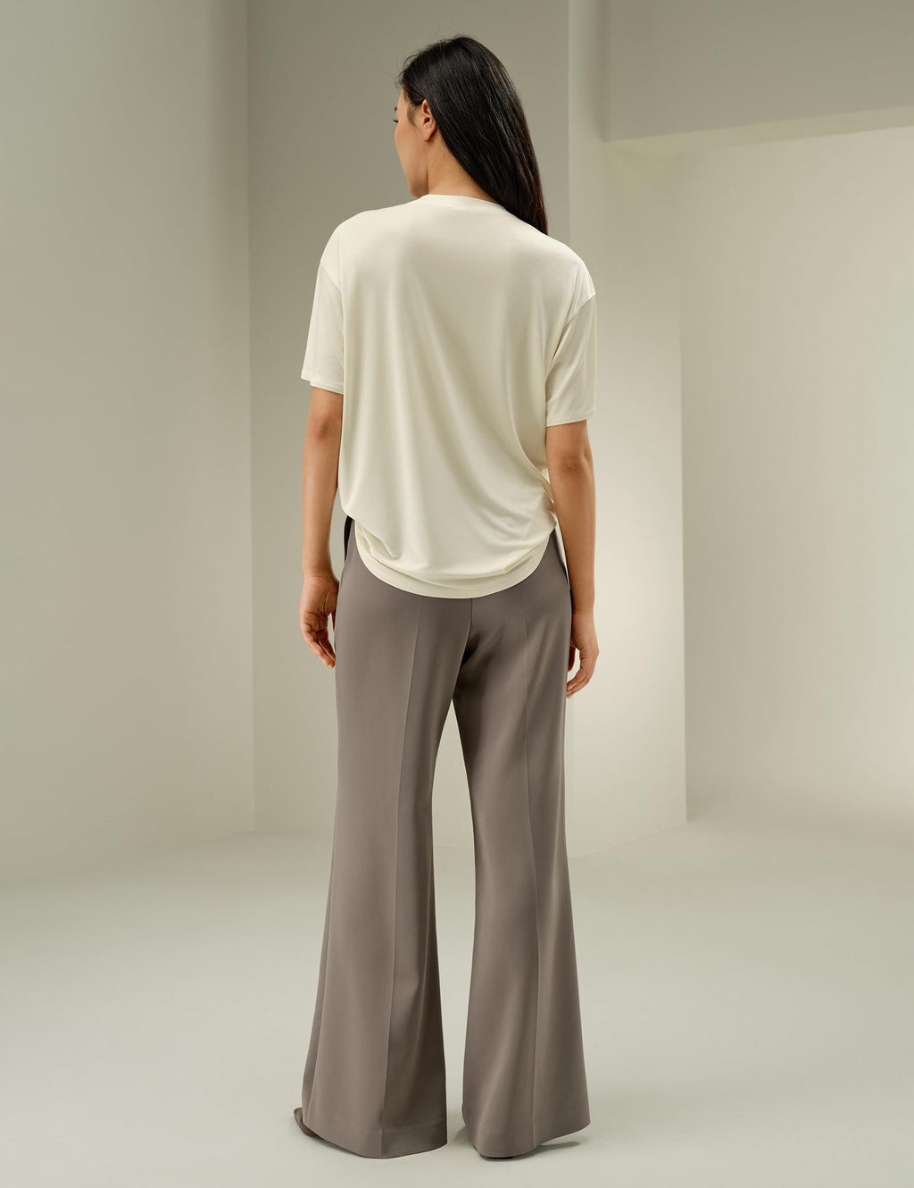 100% Silk Jersey Oversized T-Shirt