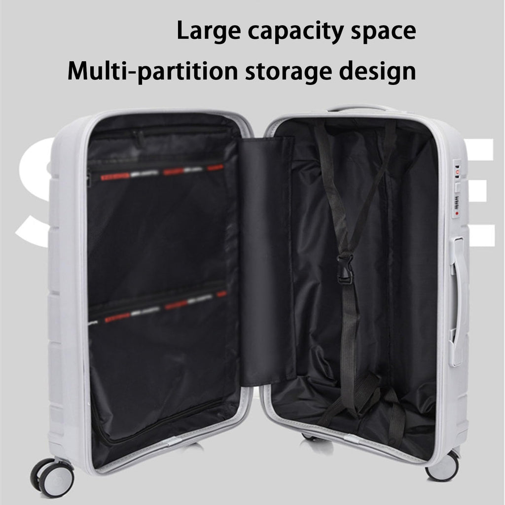 3-Piece Lightweight Rolling Luggage Set