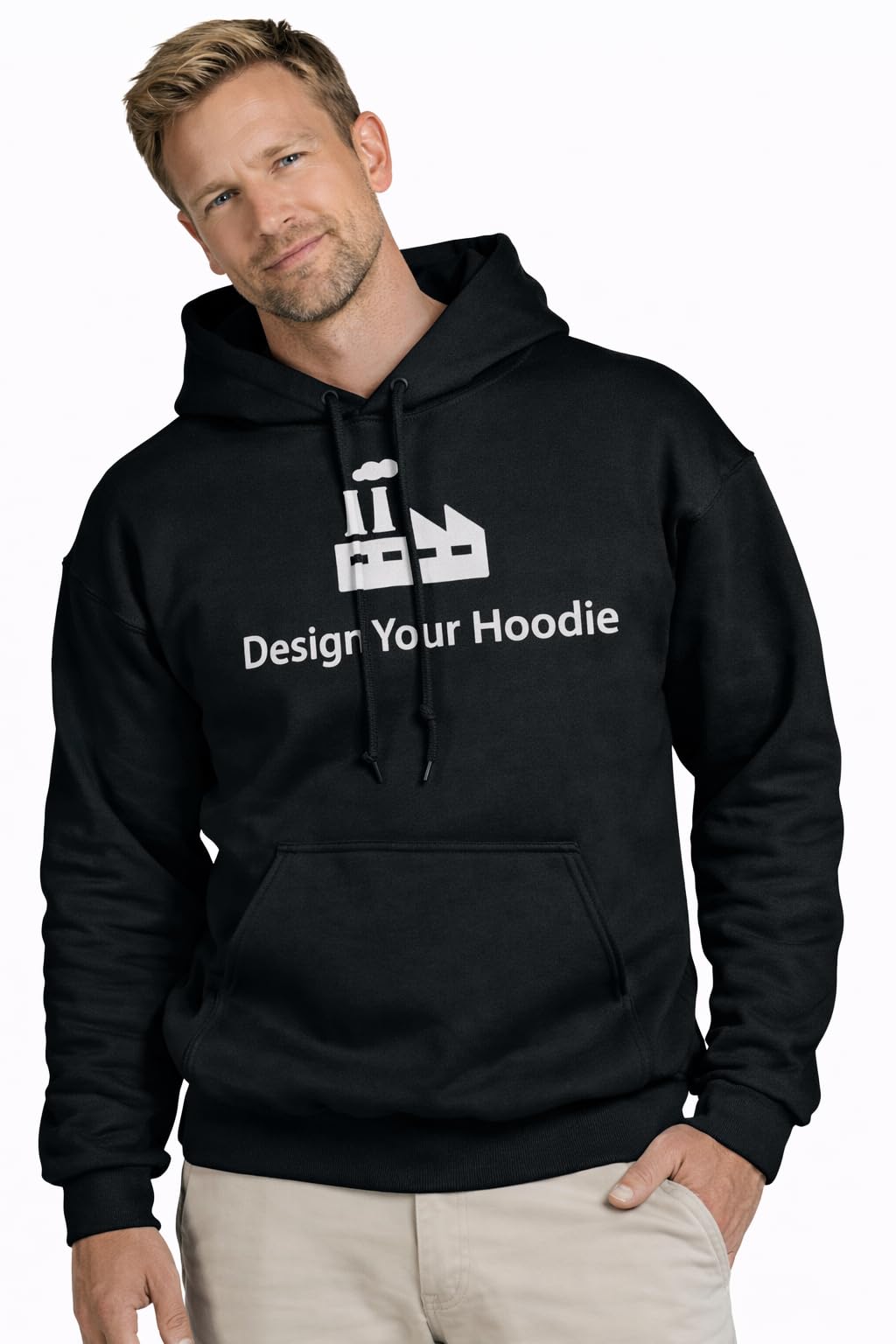 Custom Cotton Pullover Hoodie