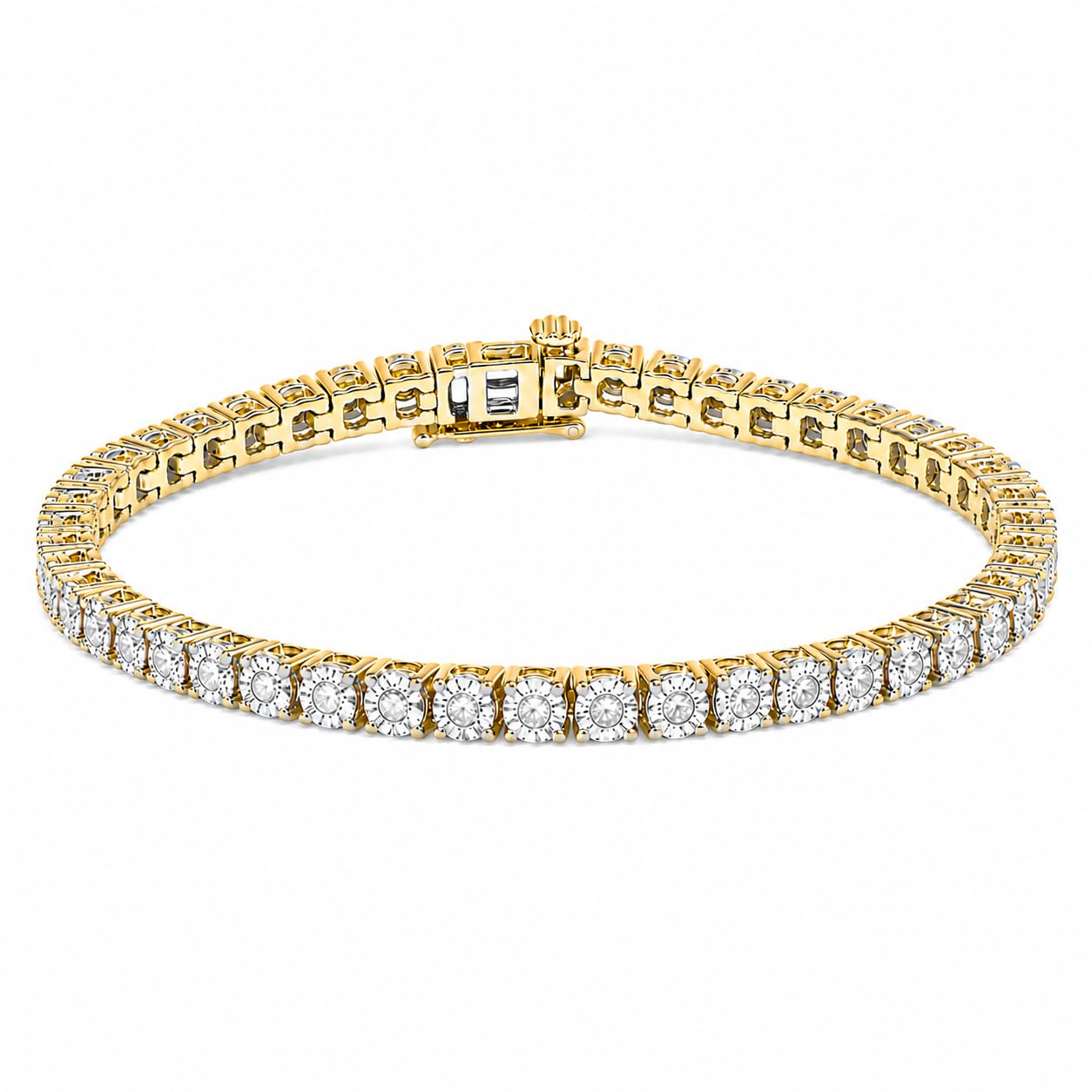 Original Classics 1.0 cttw Miracle-Set Diamond Tennis Bracelet