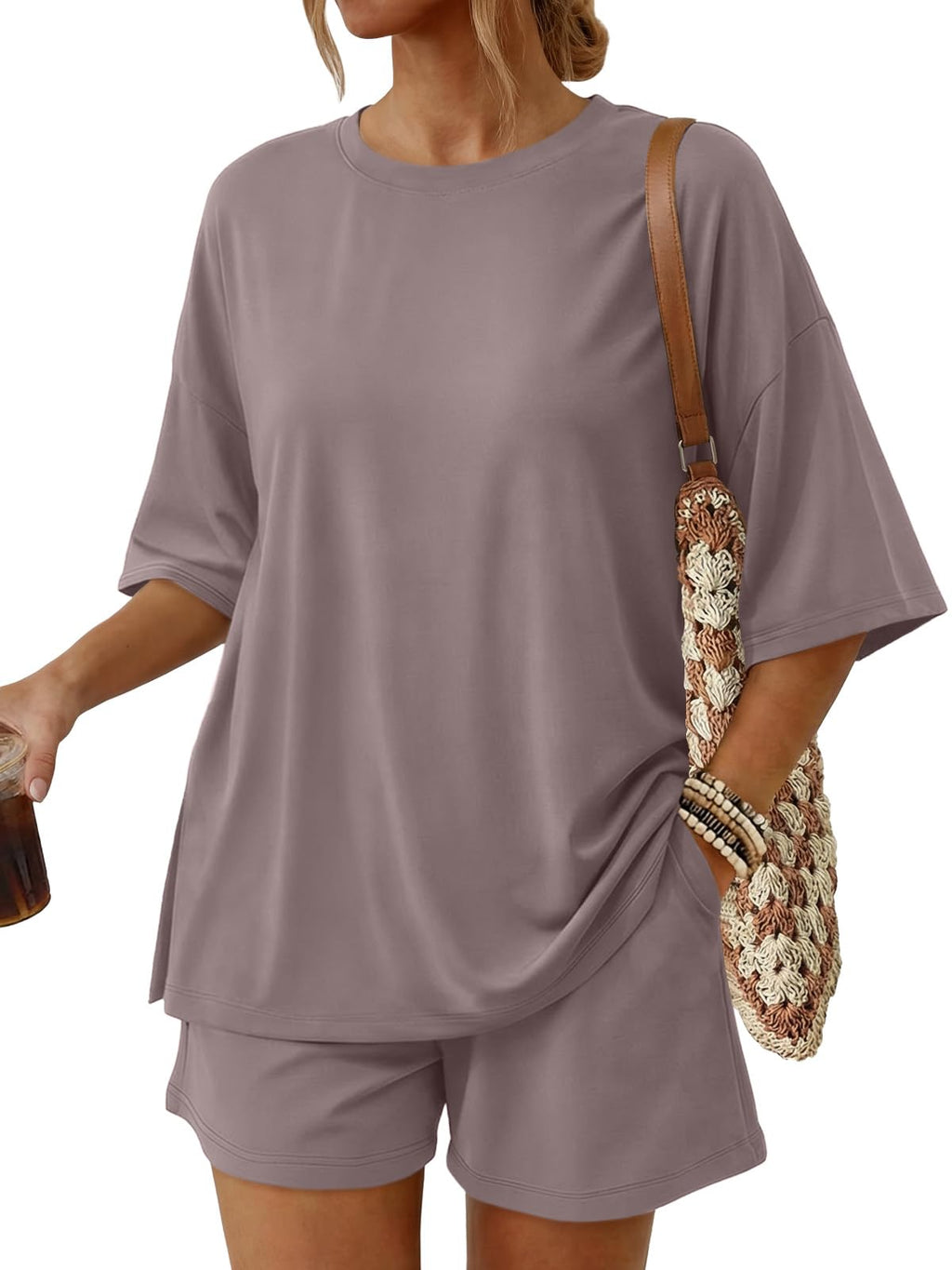 Women's 2-Piece Summer Loungewear Set with Pockets