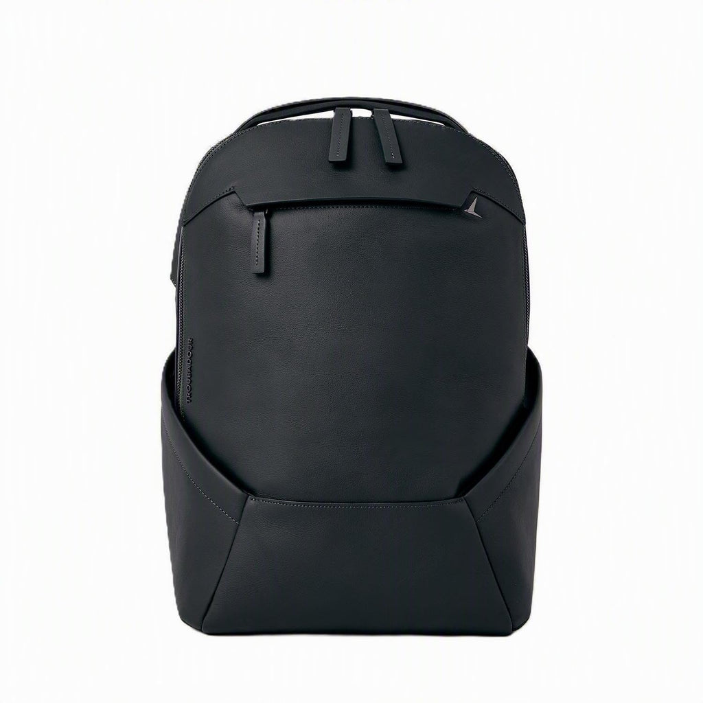 22L Waterproof Leather Laptop Backpack