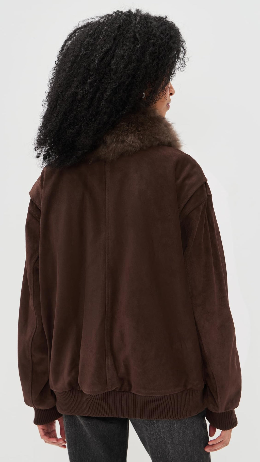 Women's The Suede Oversized Jacket