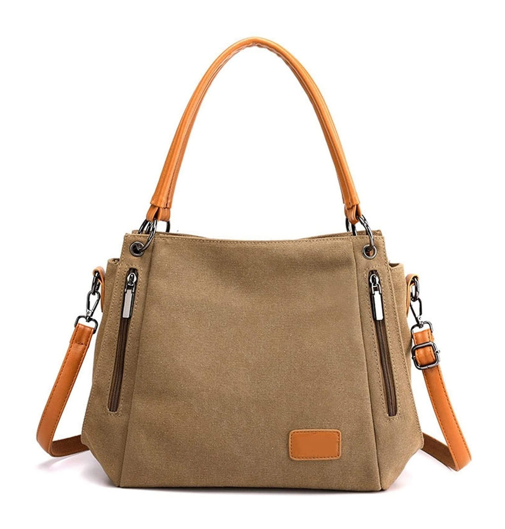 Canvas Anti-Theft Large Crossbody Bag