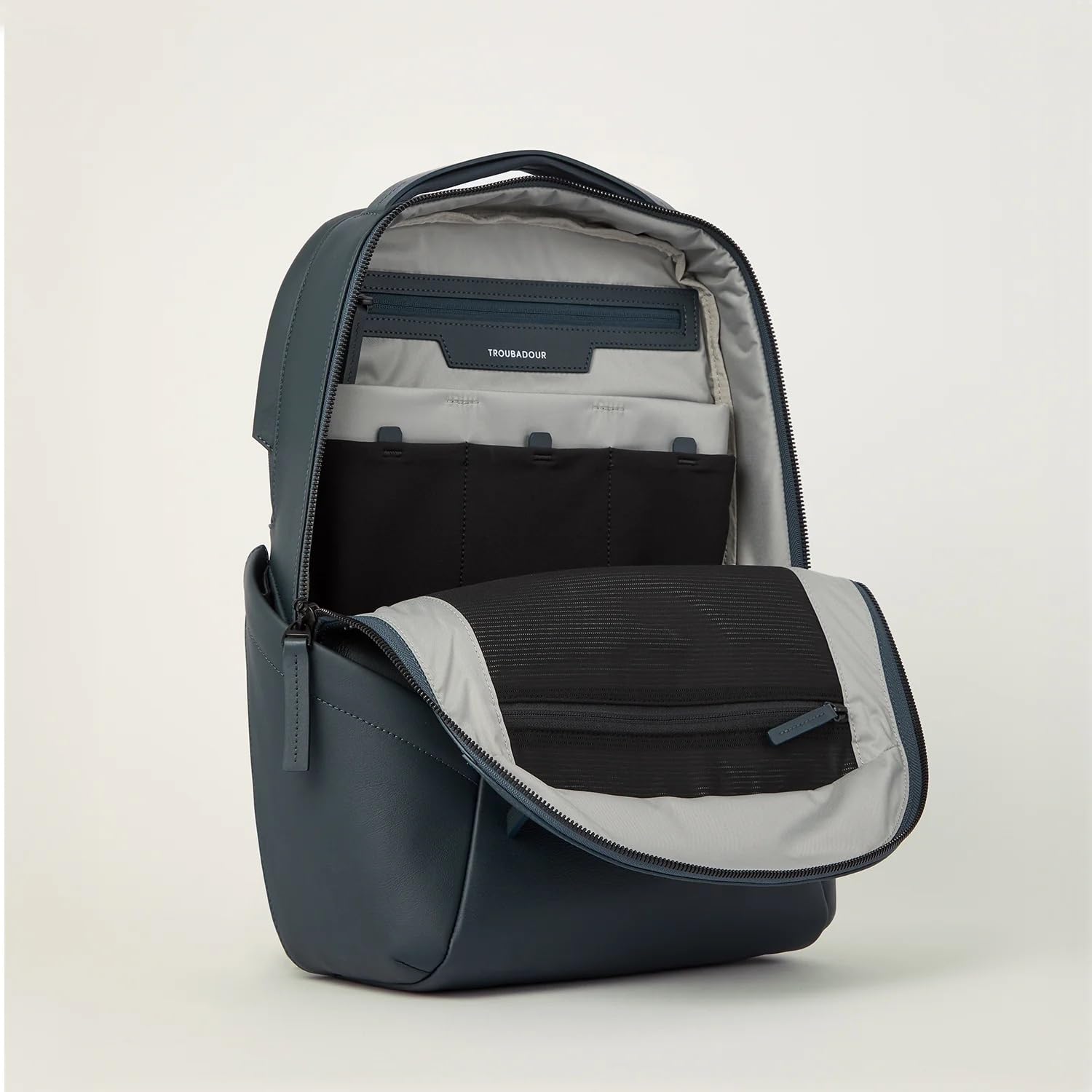 22L Waterproof Leather Laptop Backpack