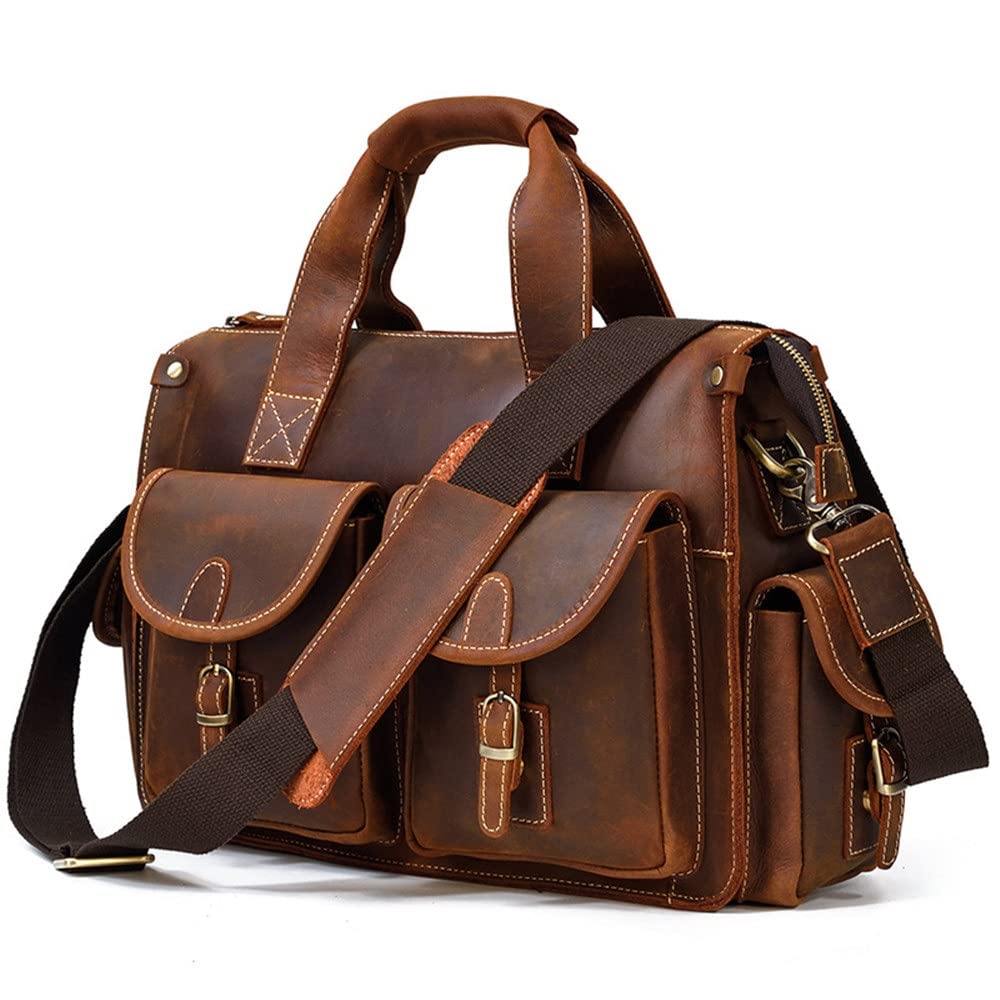 Men's Retro Large Capacity Messenger Bag