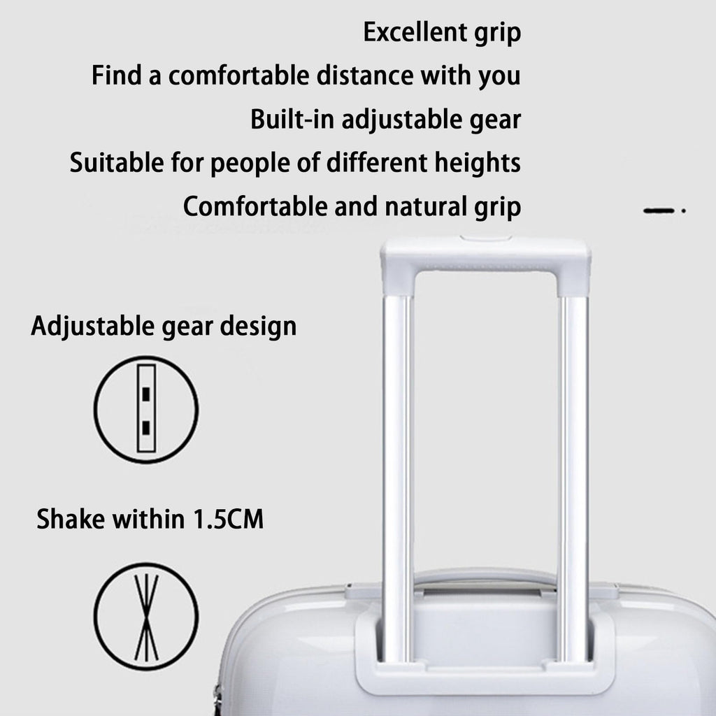3-Piece Lightweight Rolling Luggage Set