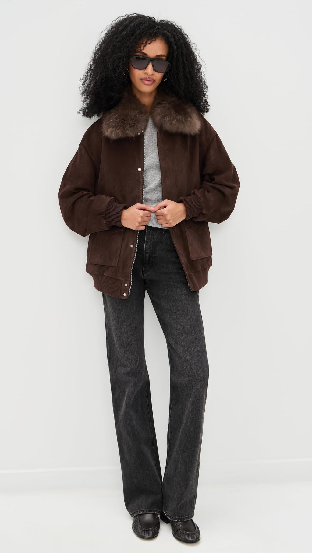 Women's The Suede Oversized Jacket