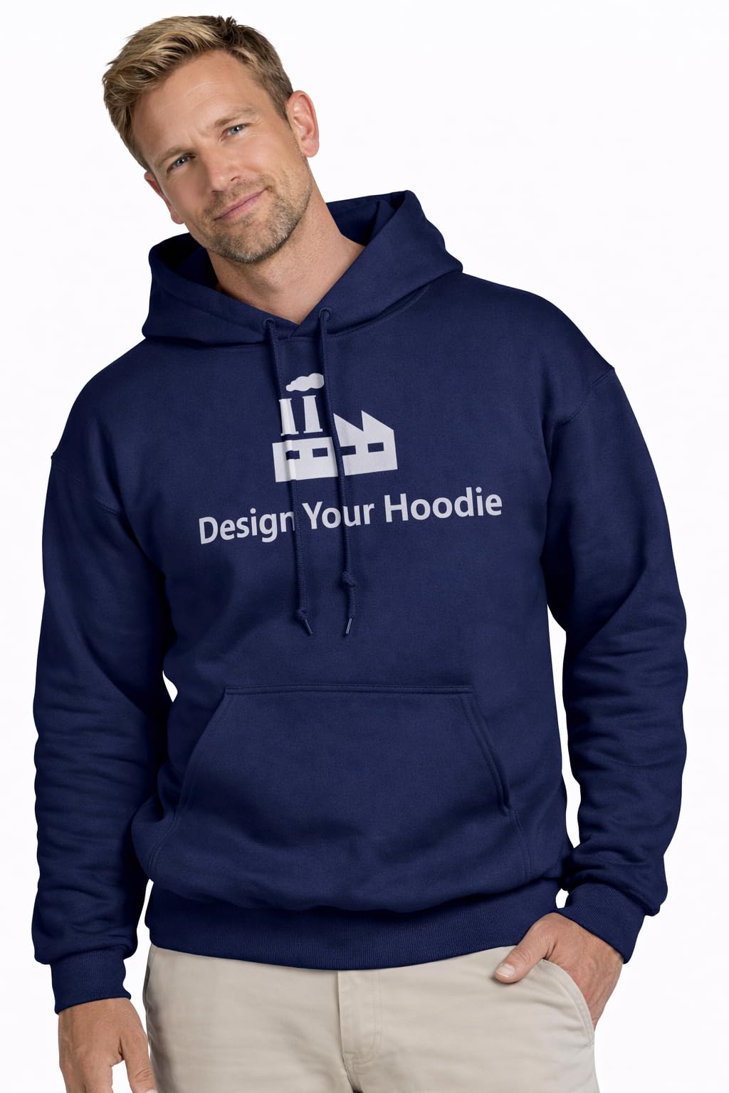 Custom Cotton Pullover Hoodie
