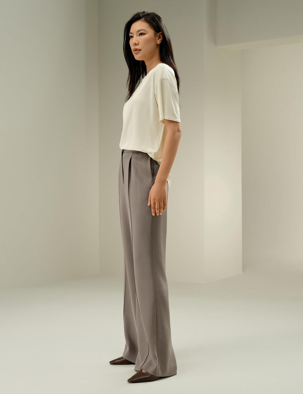 100% Silk Jersey Oversized T-Shirt