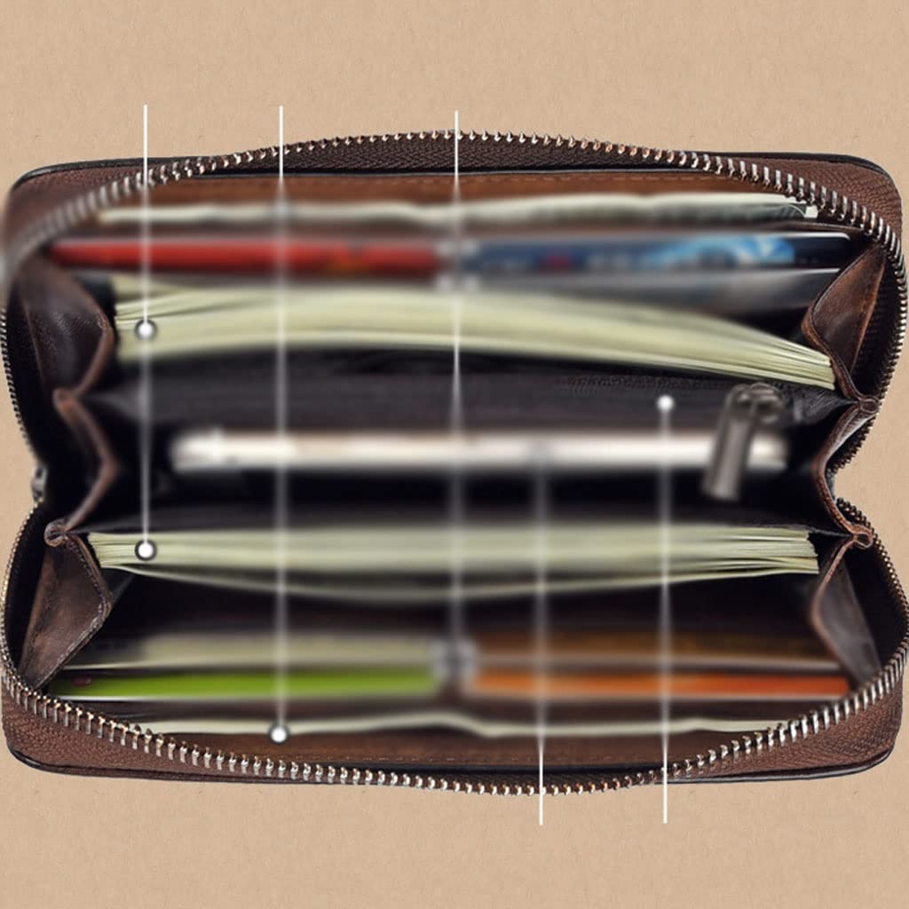 Men's Long Mobile Phone Wallet and Handbag