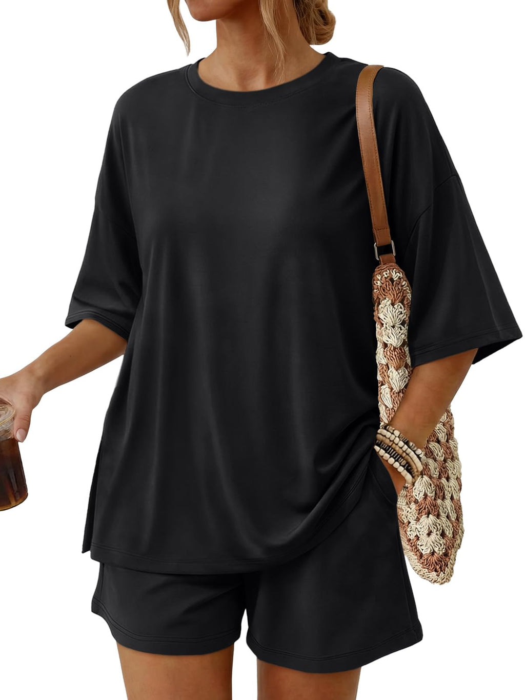 Women's 2-Piece Summer Loungewear Set with Pockets