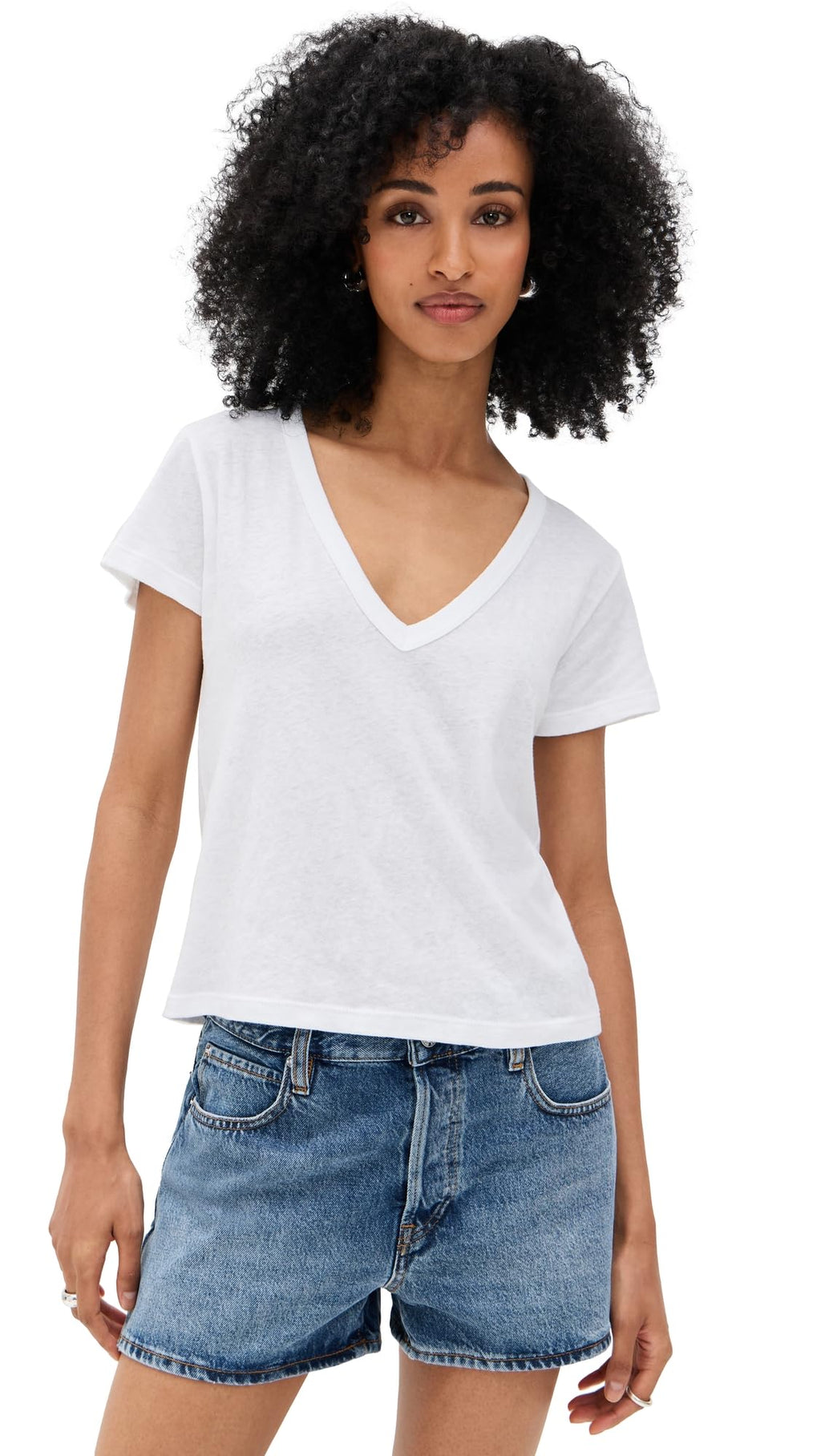 Leset Women's Laura V Neck Tee