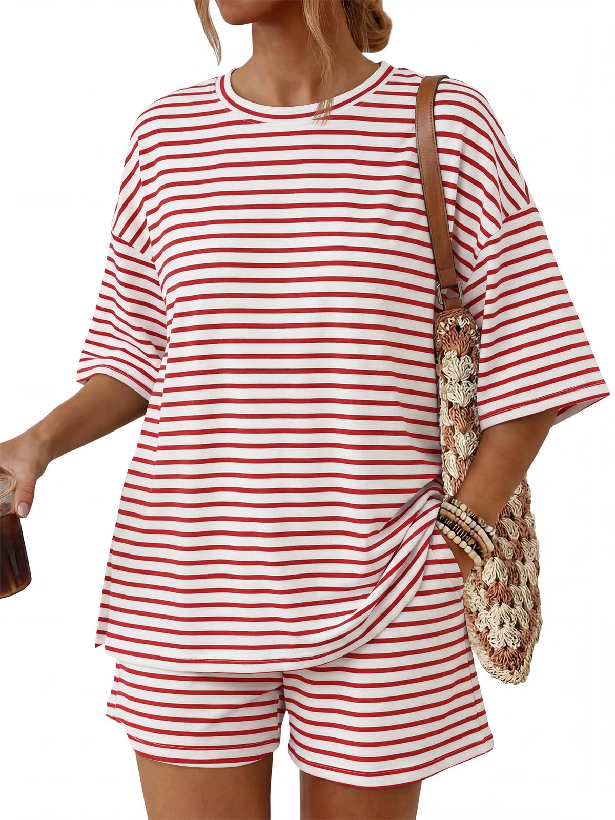 Women's 2-Piece Summer Loungewear Set with Pockets