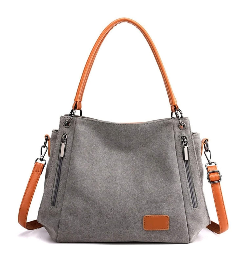 Canvas Anti-Theft Large Crossbody Bag