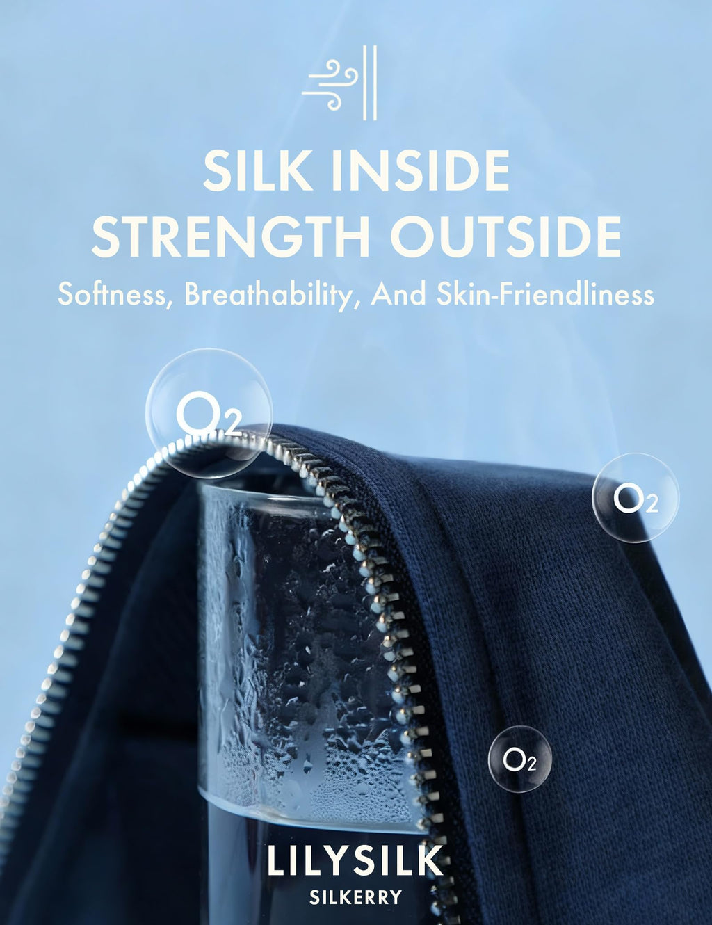 Silk Terry Oversized Zip-Up Hoodie